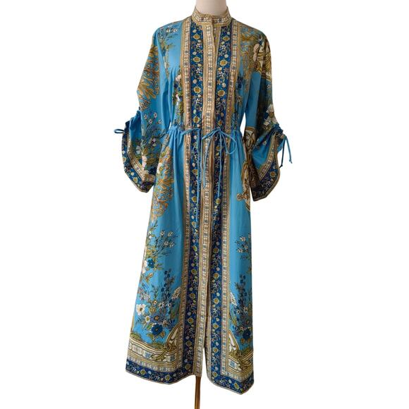 Alemais Blue Cassie Pool Midi Dress US 6 - Picture 9 of 14